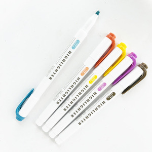 厂家价格批发双头护眼荧光笔6套学生标彩笔荧光笔 - Product Image 4