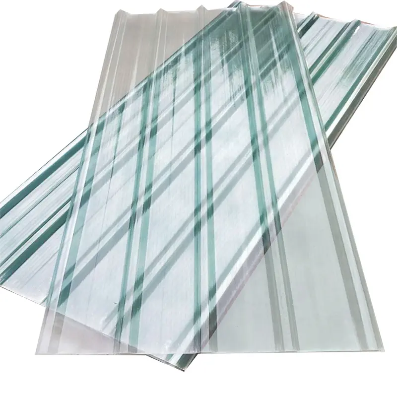 Sera için güneş levhalar yanmaz plastik cam plastik polikarbonat oluklu çatı levhaları