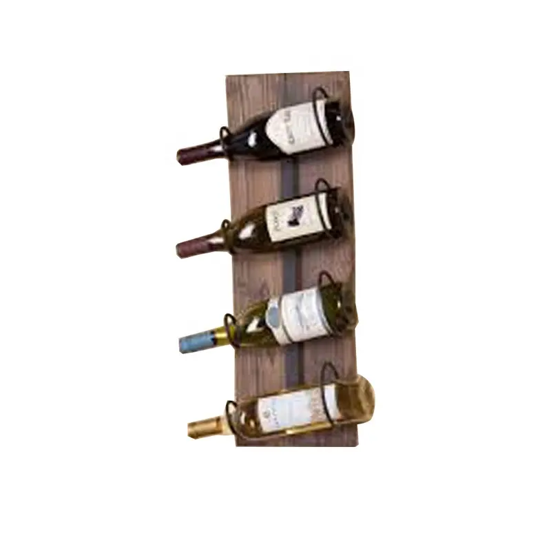 Ventas al por mayor Nuevo diseño Extrusión Muestra gratis Estante de vino de madera maciza natural Soporte de vino