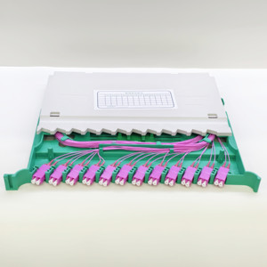 12芯集成融合分配单元电信级LC光纤接线板24芯ODF融合光纤托盘 - Product Image 5