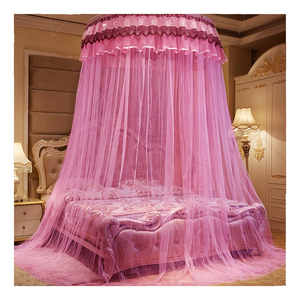 100% Polyester Ceiling Durable Fashionable <strong>Round</strong> Thickened and Densified Circular Ceiling Foldable Adults Hanging Mosquito <strong>Net</strong> - Product Image 1