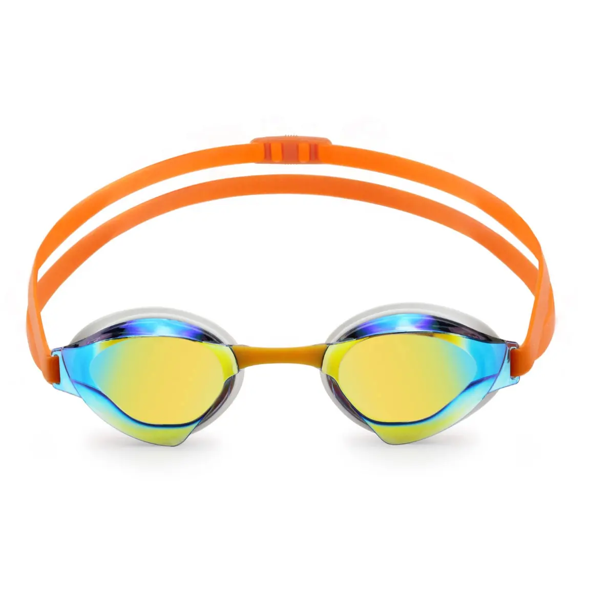 Gafas de competición para adultos, lentes de protección UV antiniebla, para triatlón, visión amplia, revestimiento de espejo, novedad