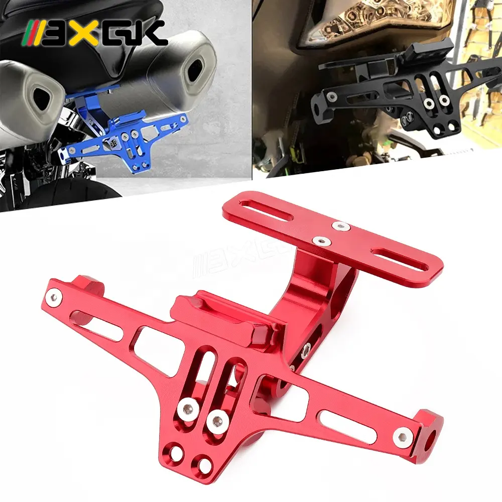 Universal For HONDA CBR 125R For RC125 200 390 690 990 Motorcycle Universal Adjustable Tail Tidy Rear License Plate Holder