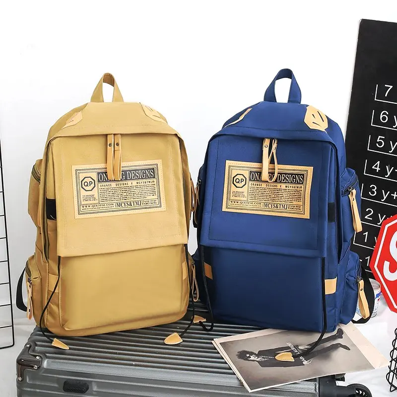 2023 nueva mochila escolar mochila de alta capacidad Unisex bolsa de ordenador estudiantes de escuela estilo Harajuku tendencia