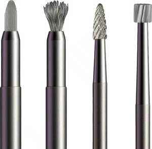 Bộ dụng cụ chăm sóc nha khoa COMPAGT dành cho viêm xung quanh cấy ghép, bao gồm bàn chải titan, mũi khoan hình nón, mũi khoan hình giọt nước, mũi khoan hình quả lê. - Product Image 6