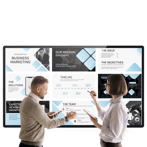 Pantalla LCD interactiva con conexión WIFI, ordenador todo en uno con pantalla táctil capacitiva de 43, 55 y 65 pulgadas, gran oferta - Product Image 1