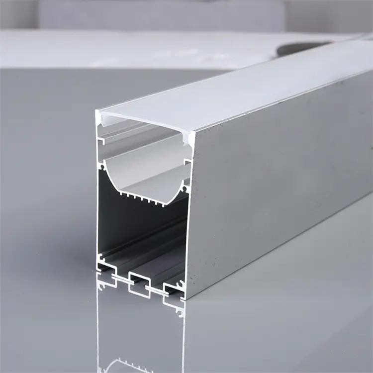 Prezzo di fabbrica angolo LED profilo argento alluminio LED canale diffusore lattiginoso 2 metri profilo LED