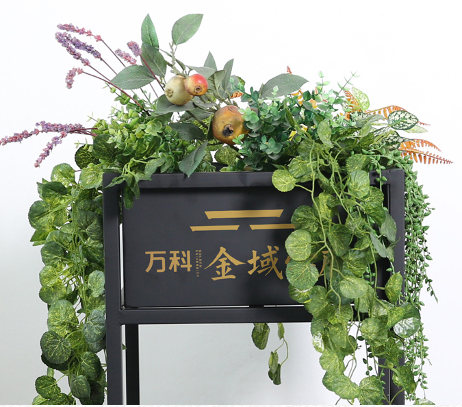 Garden furniture Metal decorative Indoor & outdoor flower pots wholesale park planter pot
