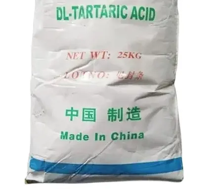 High Quality Food Additives CAS 87-69-4 Tartaric Acid Manufacturer