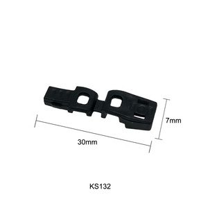 Moldeado por inyección personalizado de plástico PP, nailon, Color negro, cordón elástico, tope de cuerda, cierre final de cable, venta al por mayor - Product Image 3