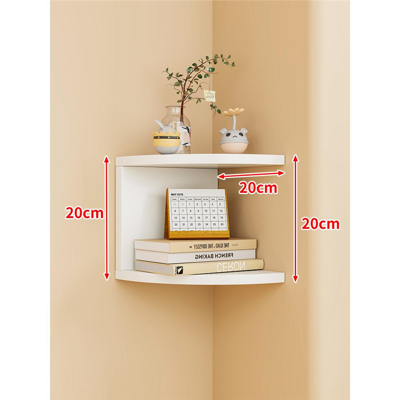 Blanc-2 couches-rayon 20 cm-adhésif sans clous-vis d'expansion