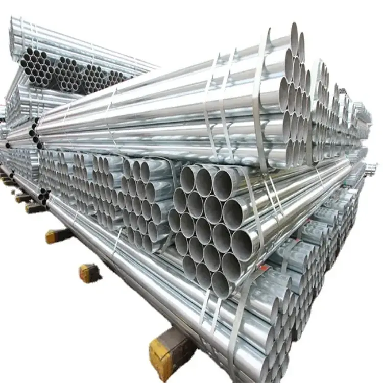 ASTM A53 Tube Hollow Section Rectangular Pipe Galvanized Gi Pipe Zinc Coated Q195 Q235 Q345 Hot Dipped Galvanized Steel pipe