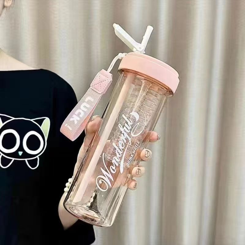 Romantic Pink Flower Tea (3rd Generation) 800ml (with tea strainer)