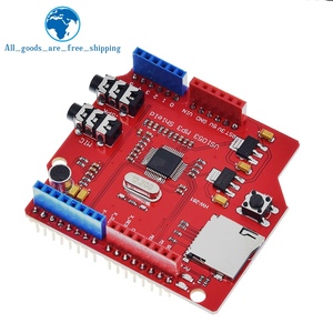 TZT VS1053 VS1053B Stereo Audio lettore MP3 scudo modulo di sviluppo della scheda di decodifica con Slot per schede TF per Arduino UNO R3