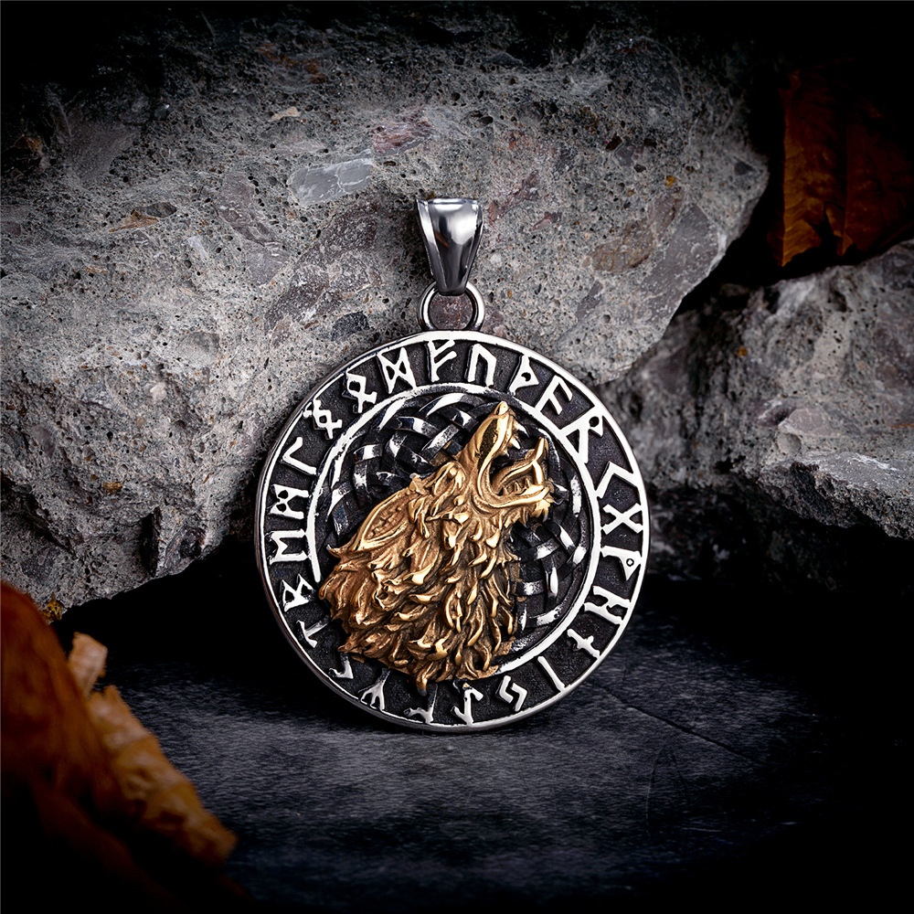 Pendentif bicolore