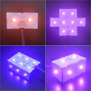 RGB 128LEDペーパー薄型フレキシブルLEDライトシートDC24VソフトLEDバックライト用オニキス用景観用 - Product Image 6