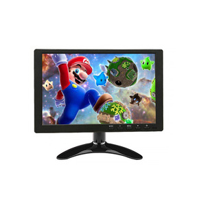 7 8 9 10 10,1 12 12,1 Monitor Lcd de 13,3 pulgadas Full HD Control remoto HDMI VGA AV BNC entrada USB de montaje en pared TFT Monitor de CCTV