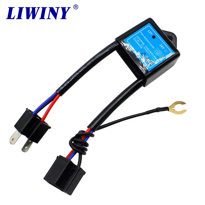 Liwiny-Kit de conversión de luz LED de Xenón HID, 12V, 24V, H4, Control de cancelación de advertencia, convertidor Polar