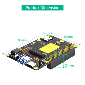 Cappello Base 3G/4G & LTE per Raspberry/ Asus Tinker Board/ Samsung ARTIK /Rock64 Media/Liber scheda computer con ventola di raffreddamento della rete - Product Image 6