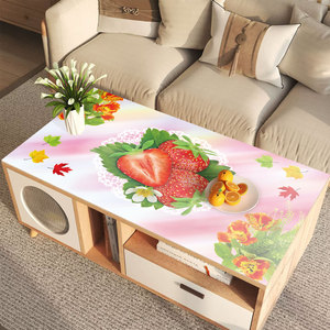 简易单面pp垫桌布纯色一次性定制尺寸激光地垫回收塑料桌垫 - Product Image 4