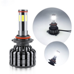 Hyperlight H1 H4 H7 H11 9005 9006 LED araba far lambası H4 9004 9007 otomobil far işık 480W 6500K G9 altı tarafı 12V 24V