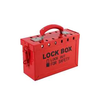 Scatola di blocco di sicurezza in acciaio del gruppo lito rosso con tipo di prodotto durevole e Kit di serratura a combinazione di tasti sicuri