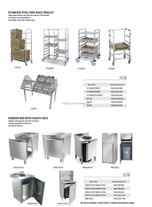 Thương mại thép không gỉ chất thải receptacle Thùng rác <span class=keywords><strong>bin</strong></span> tủ với đầu khay kệ với chất thải lỗ - Product Image 5