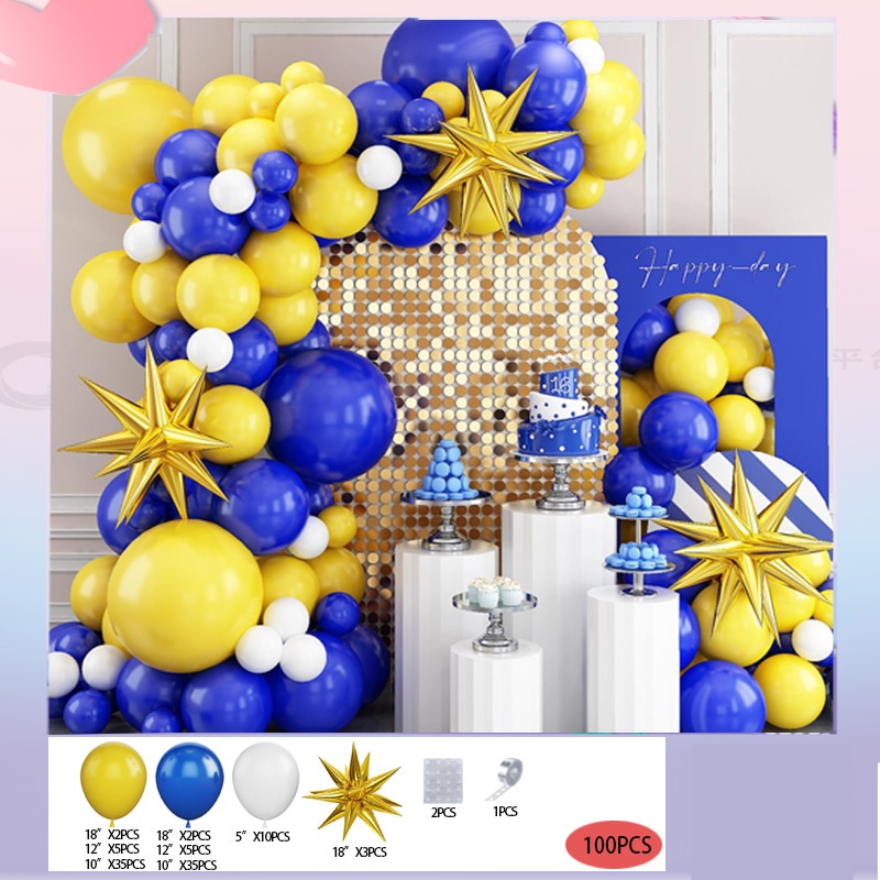 Nouveau Ensemble de ballons bleu profond