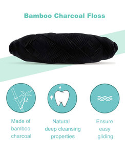 Nieuwe Aankomst Custom Bamboe Tandzijde Rol Poetsen Tanden Flossen Veganistische Eco Flossen Mint Interdental Pla Floss - Product Image 6
