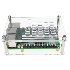 <strong>Raspberry</strong> <strong>Pi</strong> 5 Transparent Acrylic <strong>Case</strong> With Cooling Fan Compatible With <strong>Raspberry</strong> <strong>Pi</strong> 5 Official Active Cooler - Product Image 4