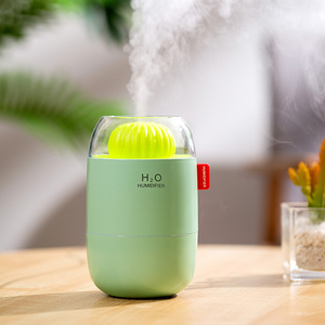 Pelembap Udara Portabel USB Penyebar Aroma Minyak Esensial dengan Lampu Malam untuk Rumah Kamar Tidur Mobil Kantor Pelembap Kabut Dingin - Product Image 1