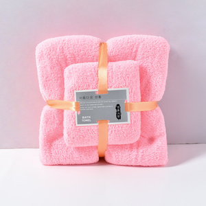 Fabrika doğrudan havlu hediye seti özelleştirilebilir renk boyutu havlu banyo seti yumuşak ve rahat mikrofiber havlu - Product Image 4