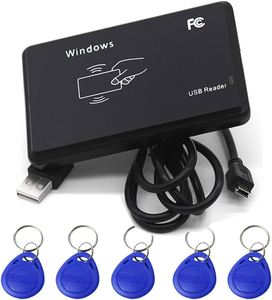 Stable Performance Strong Compatibility ABS Shell Black USB Card Reading Speed Based <strong>HF</strong> Proximity Handheld RFID <strong>Reader</strong>