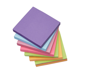 Bloc de notas coloridas, tamaño grande y pequeño, Bloc de notas adhesivas, venta directa de fábrica