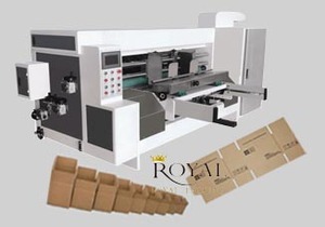 Máquina de ranurado y apilador de alimentación automática, para caja de cartón pequeña - Product Image 2