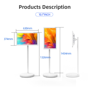 หน้าจอสมาร์ททีวีแบบโต้ตอบขนาด21.5นิ้วจอภาพ Android 13แบบพกพาหน้าจอ LCD หน้าจอสัมผัสของเซลล์สำหรับการค้นหาทางเดินในลิฟต์ดิจิทัล