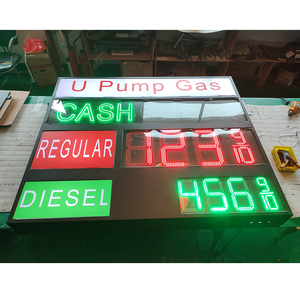 IP65 REGULAR <strong>4</strong> <strong>Digits</strong> <strong>7</strong> <strong>Segment</strong> <strong>LED</strong> <strong>Display</strong> Electronics <strong>LED</strong> Scoreboard Wireless Gas Station <strong>LED</strong> Price Sign - Product Image 5