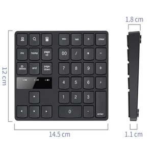 Numpad 2,4G USB Teclado de número inalámbrico 35 Tecla Número de carga Teclado Laptop Mini Numpad - Product Image 3