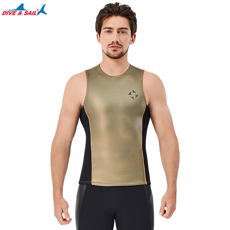 Gilet doré pour homme