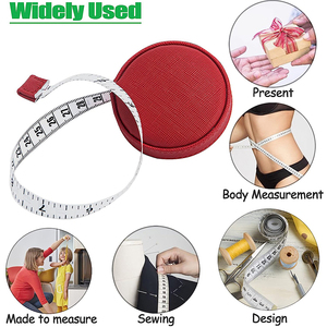 Đa-Màu Sắc Mini Dễ Thương Tùy Chỉnh Thiết Kế Có Thể Thu Vào Cơ Thể Đo Cai Trị May May Băng Đo Da Cơ Thể Băng Đo - Product Image 2