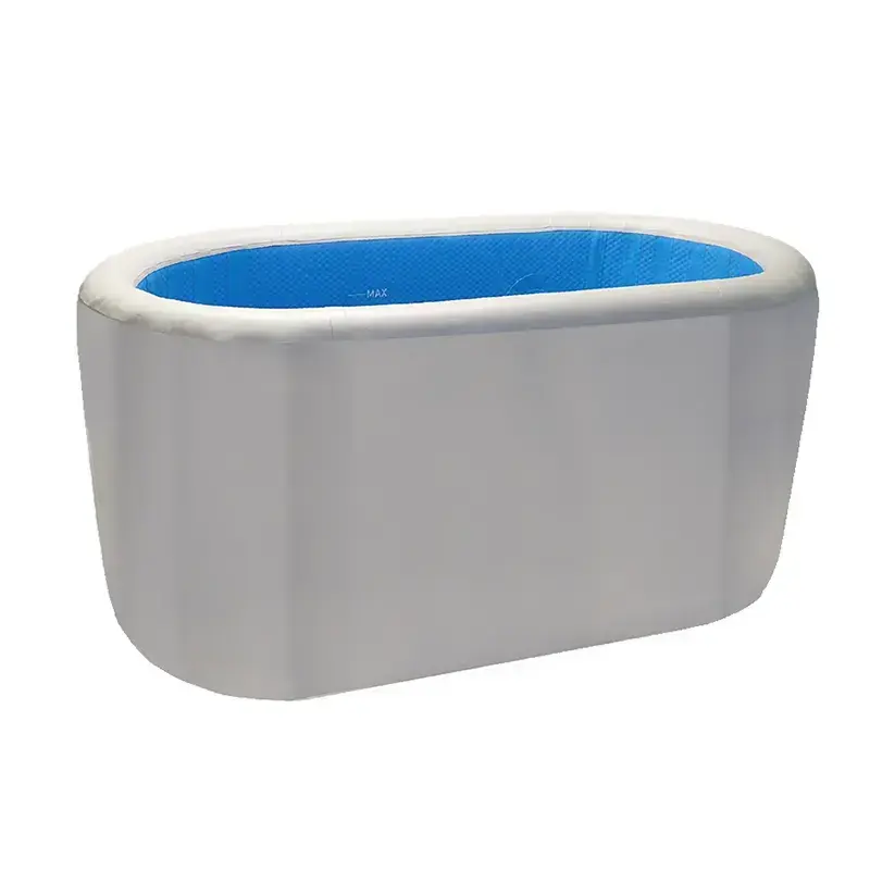 Baño de hielo plegable inflable portátil de Pvc Dwf para 2 personas, piscina, bañera de terapia de recuperación