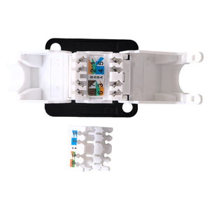 Высокое качество CAT6A D-Type UTP Toolless Keystone Jack RJ45 Модуль 180 ° для телекоммуникационных деталей