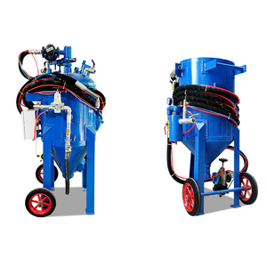 Yüksek basınçlı ıslak kumlama makinesi mobil açık kum Blaster pas kaldırma taşınabilir tozsuz su kumlama makinesi - Product Image 3