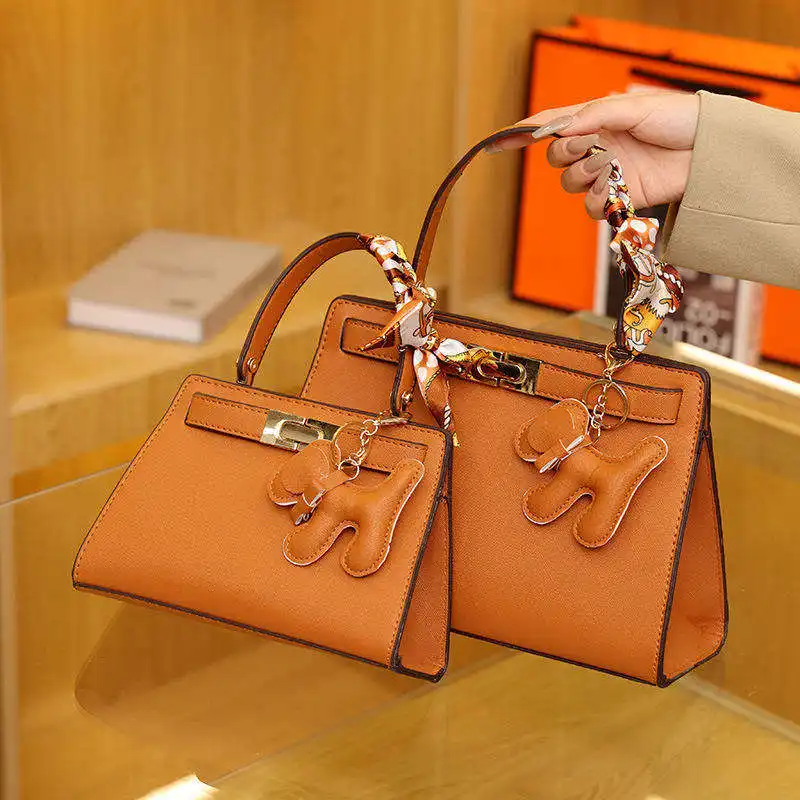 Großhandel PU Leder Einkaufstasche Marke Luxus Mode hängen Ornament Damen Einkaufstasche