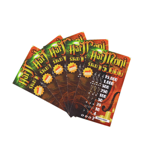 Innovative Pull Tab Card Designs with Digital Printing for Instant Prize Wins Popular Wholesale Pull Tab Tickets - Product Image 4