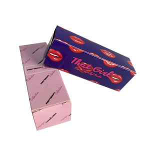 Lüks pembe özel sert posta gönderim kutusu kozmetik ve cilt bakımı serumları için mat Finish karton hediye kutusu ürün ambalajı için - Product Image 6