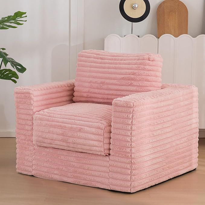 Pana de piel de conejo rosa