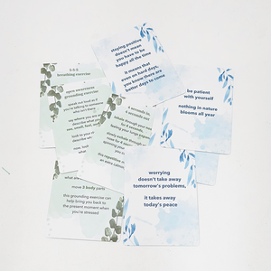 Personalized <strong>Question</strong> Conversations Cards Daily Motivational Inspirational Affirmation Cards with Wood Base - Product Image 4