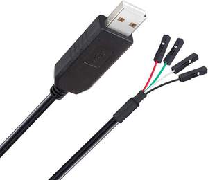 อะแดปเตอร์อนุกรมหัวปลั๊กเสียบ Ch340สายแปลง USB เป็น TTL UART ความยาวที่กำหนดเอง - Product Image 1