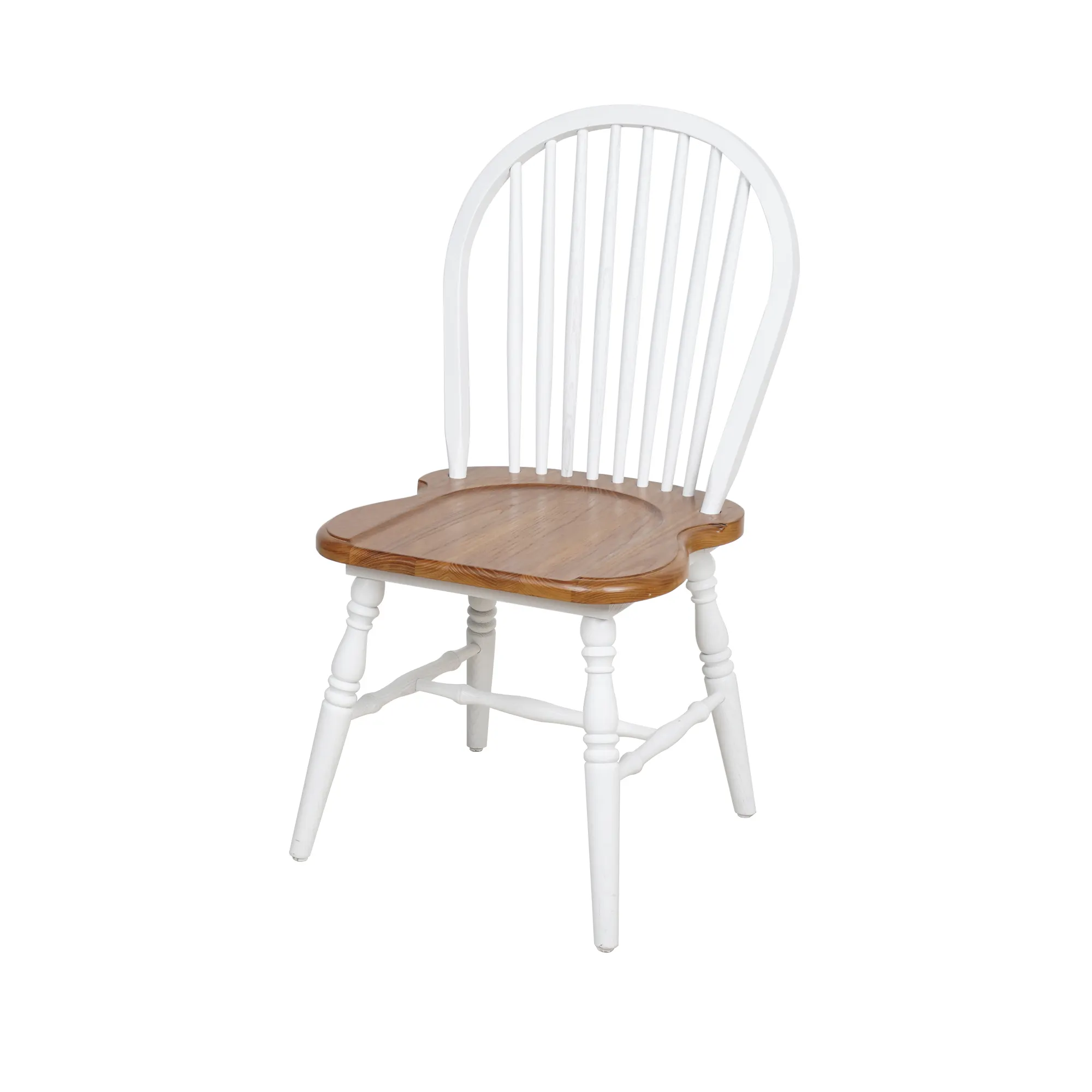 كرسي خشبي بتصميم بسيط كلاسيكي لمطعم أو فندق لغرفة الطعام يتميز بقمة الظهر